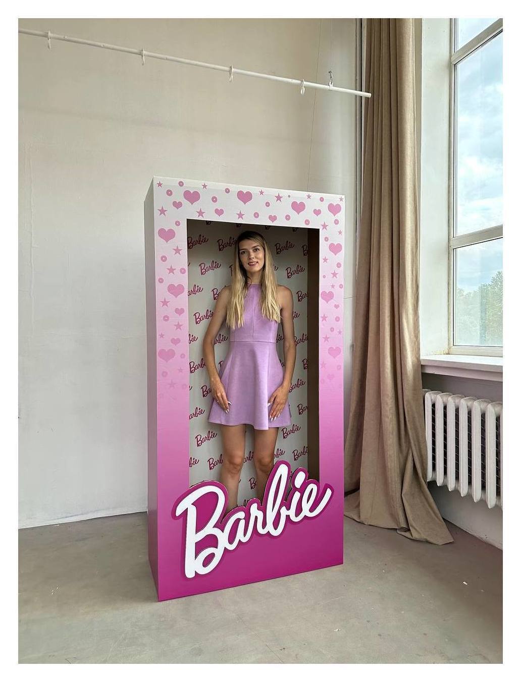 коробка Барби 