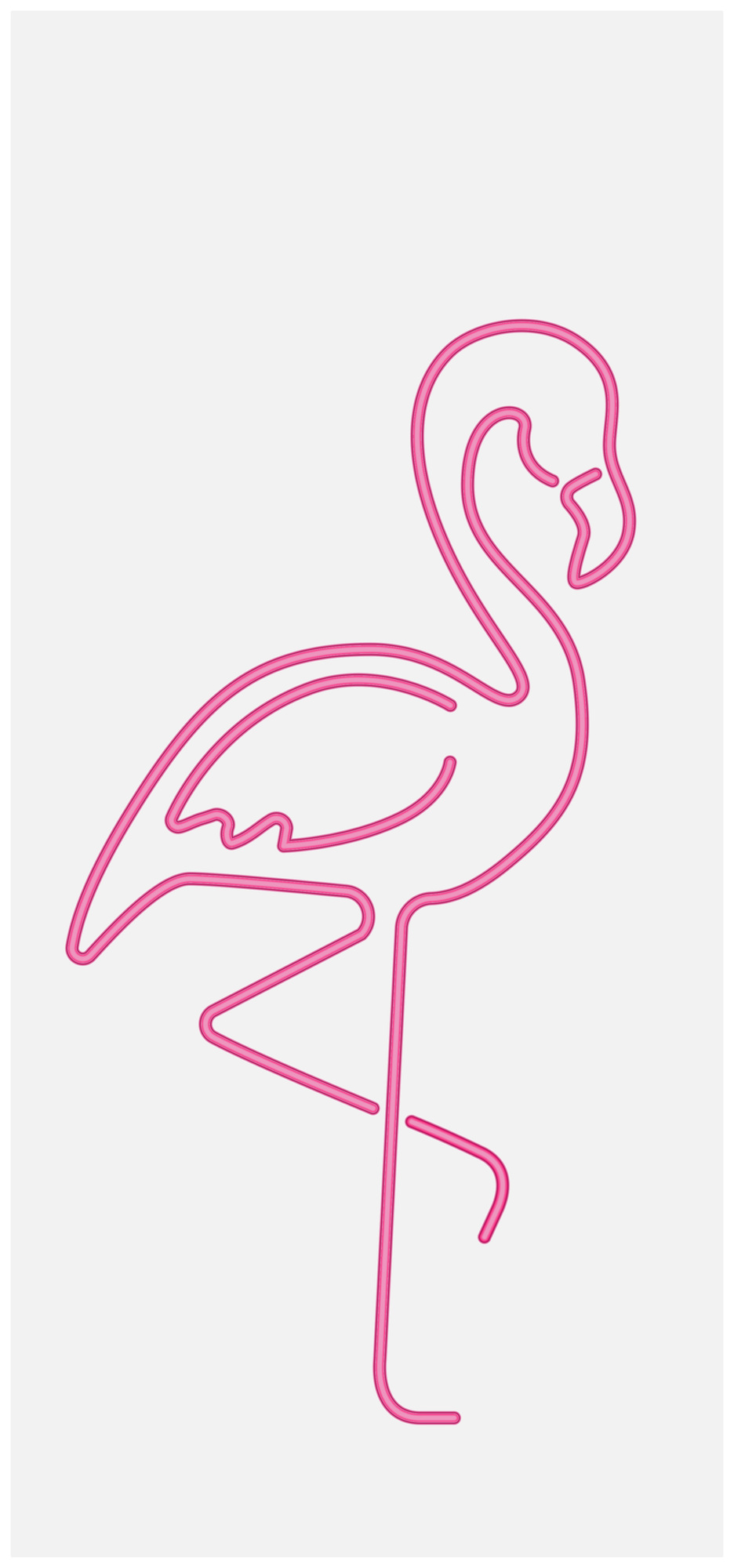 Контур Фламинго для обводки