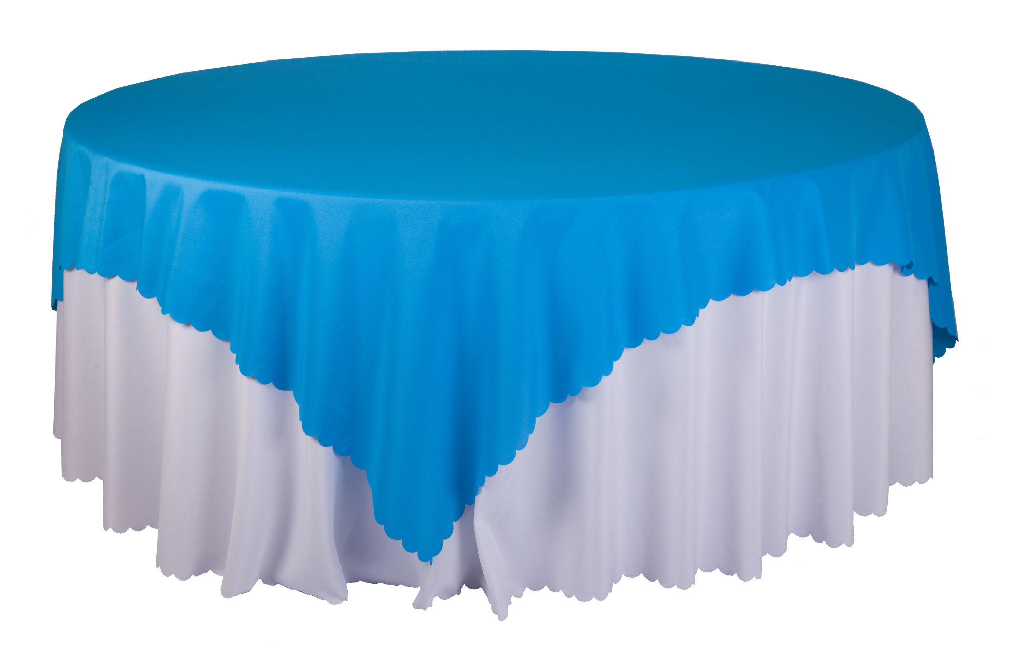 синяя скатерть на стол